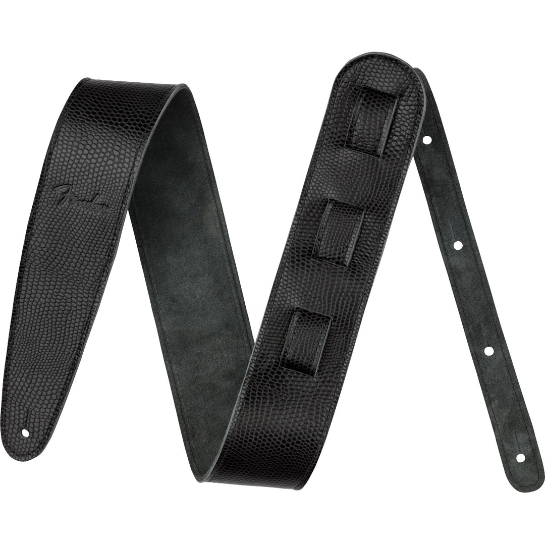 Fender Limited Leather Guitar Strap - Lizard