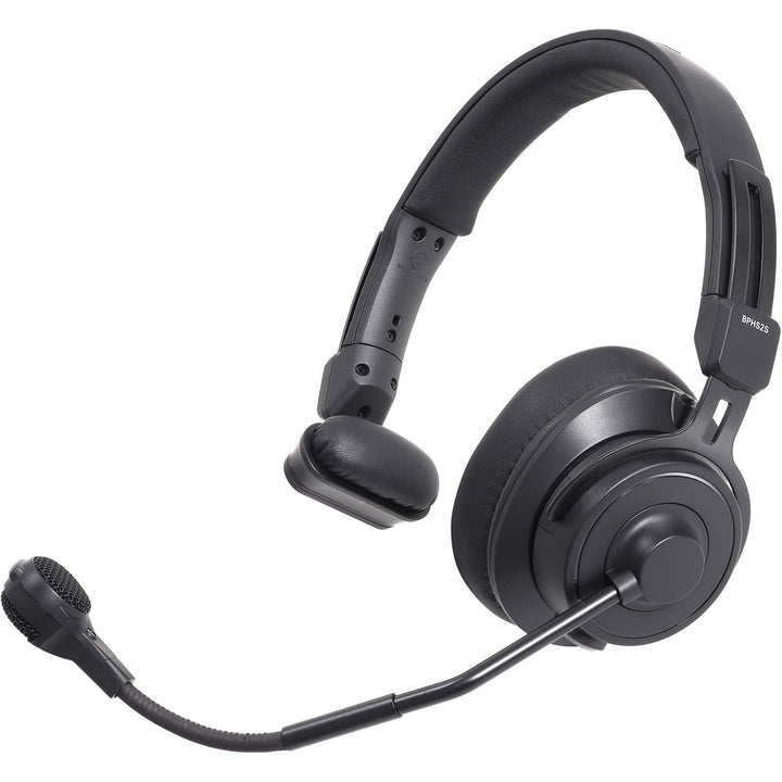 Audio-Technica BPHS2S Single-Ear Broadcast Headset with Hyper-Cardioid Dynamic Boom Microphone - Unterminated