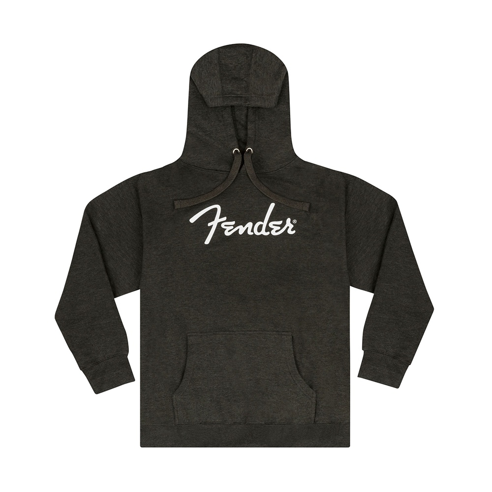 Fender Spaghetti Logo Hoodie - Gray Heather