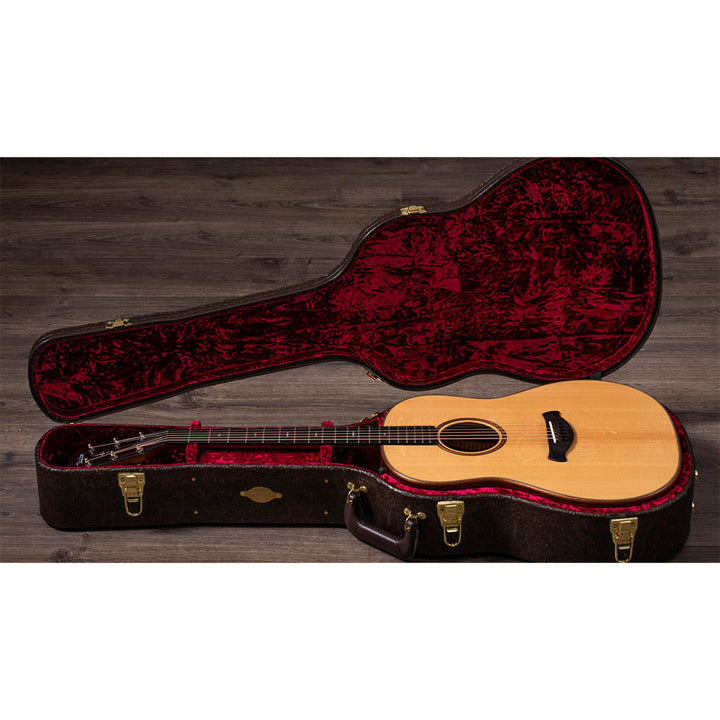 Taylor Guitars Builder's Edition 717e, West African Crelicam Ebony Fretboard, Expression System ® 2 Electronics, Non-cutaway with Taylor Deluxe Hardshell-Western Floral Case