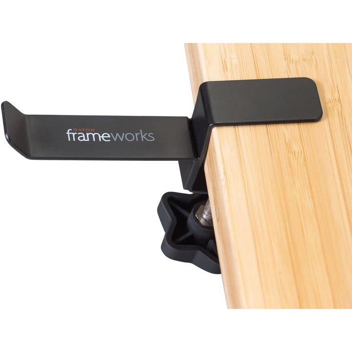 Gator GFW-HP-HANGERDESK Frameworks Headphone Hanger For Desks
