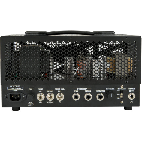 EVH 5150III 15W LBX Guitar Amp Head - Black Grille w/ Black Stripes and White Front Control Panel