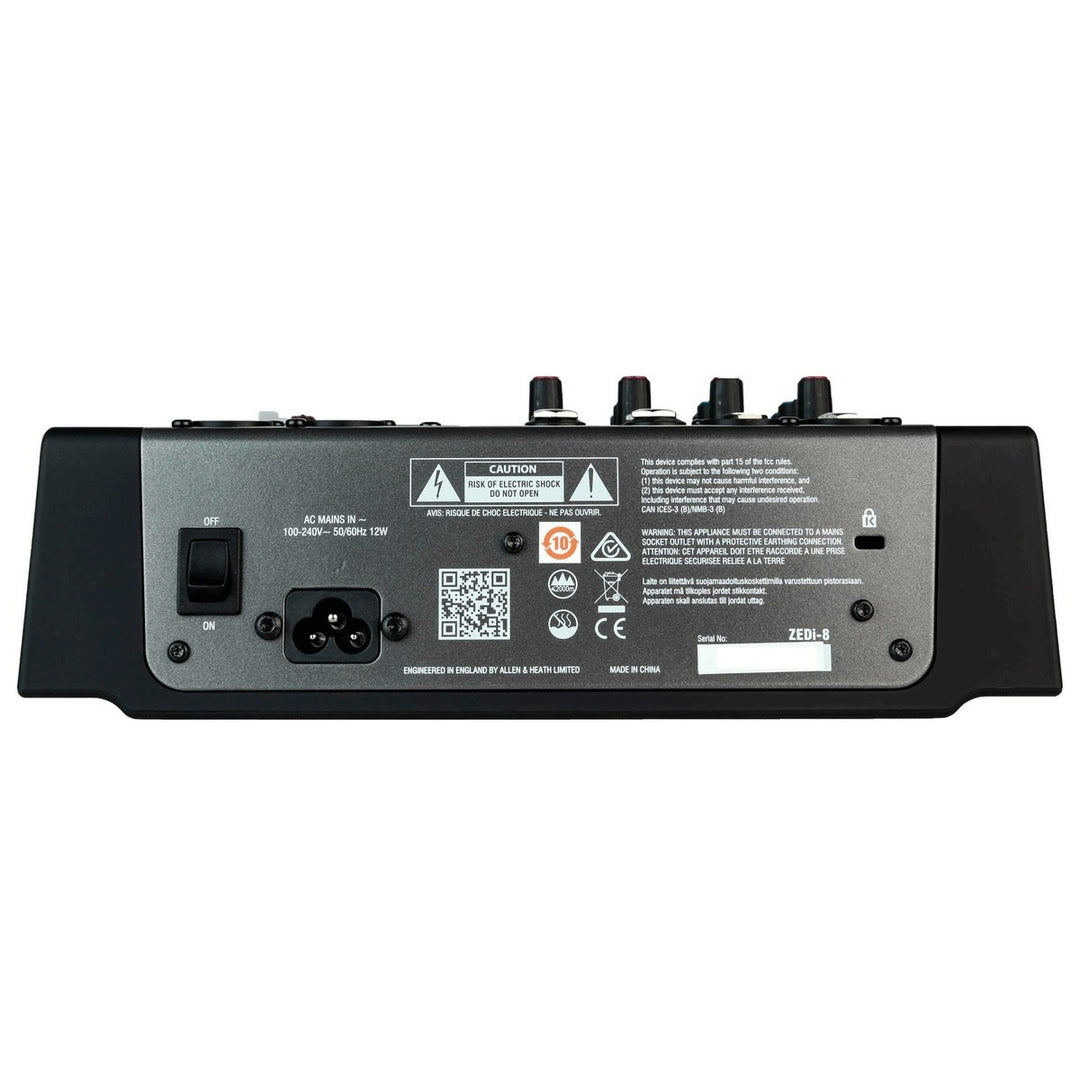 Allen & Heath ZEDi-8 Compact 8-Input Mixer w/USB