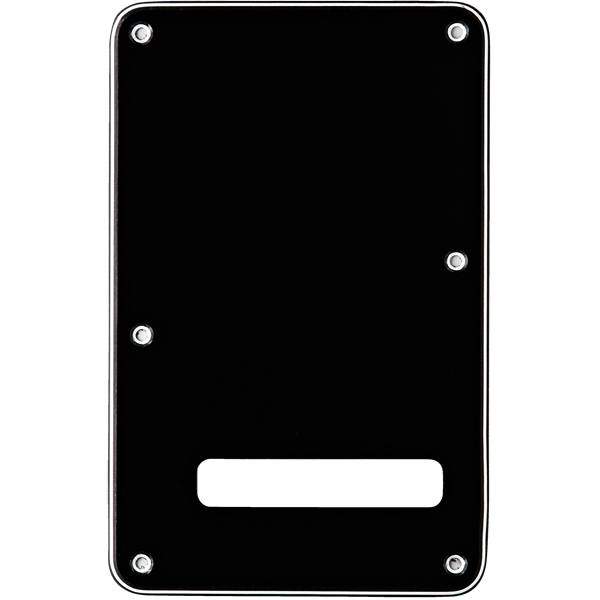 Fender Stratocaster Modern-Style Tremolo Backplates - Black