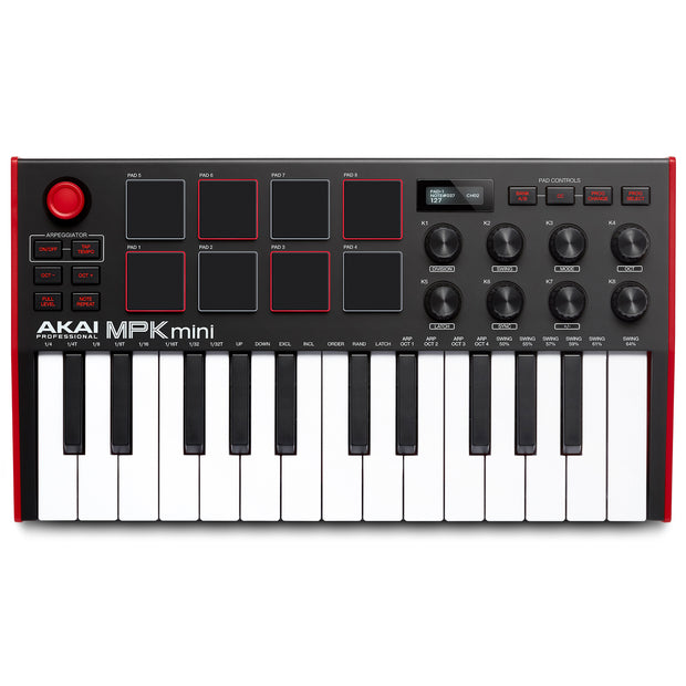 Akai MPK Mini Mk3 Portable USB MIDI Keyboard Controller