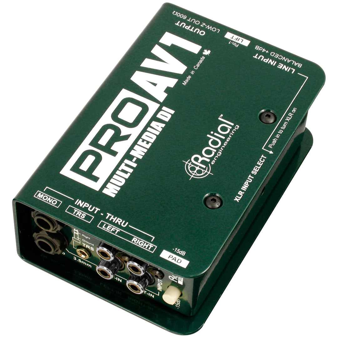 Radial ProAV1 - Audio/Video Passive Direct Box