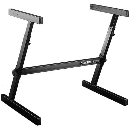 Quiklok Z-716 Z-style 1 tier adjustable height keyboard stand
