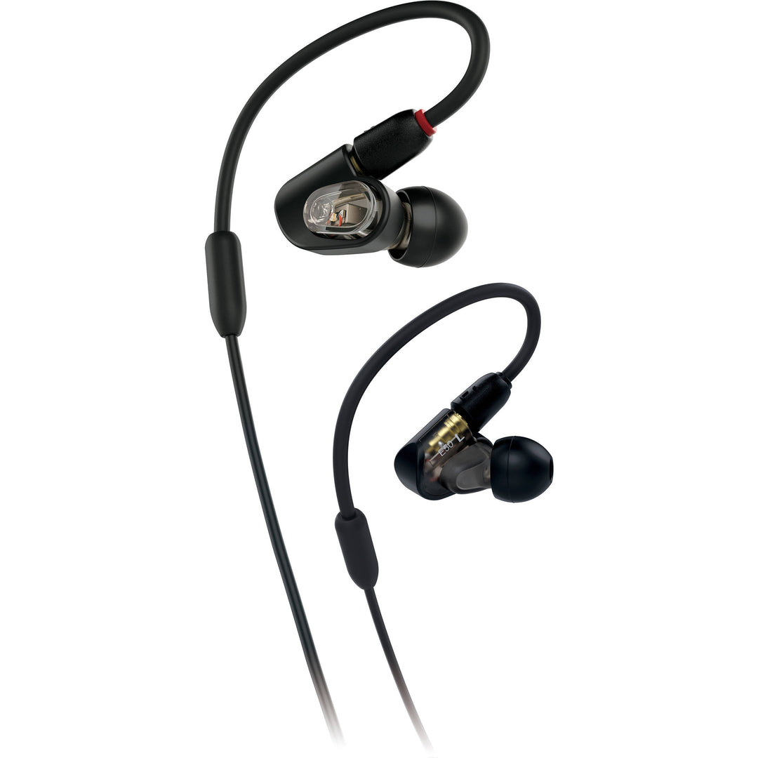 Audio-Technica ATH-E50 In-Ear Monitor Headphones w/ Flexible Memory Cable