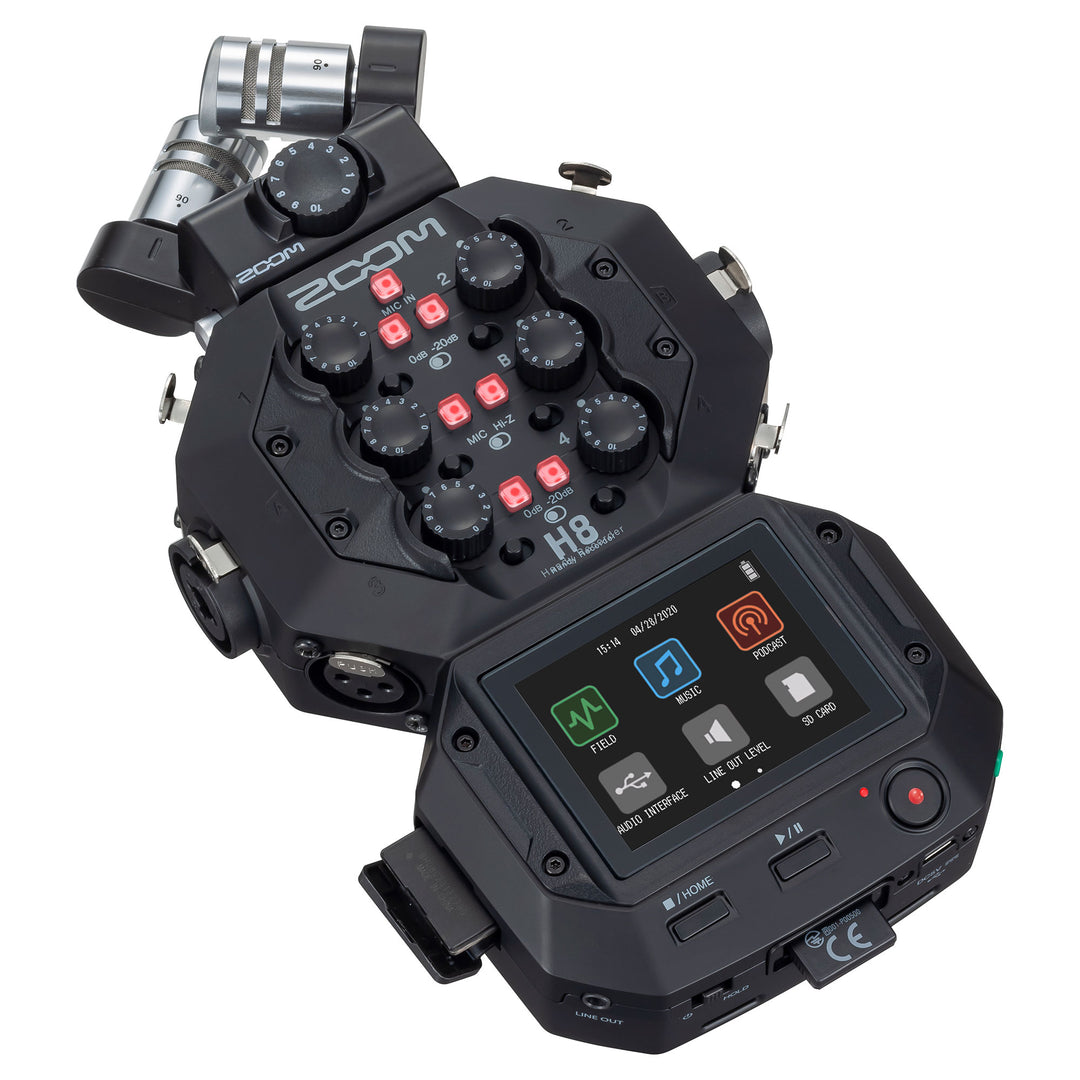 Zoom H8 Handy Recorder Portable Pocket Recording Device