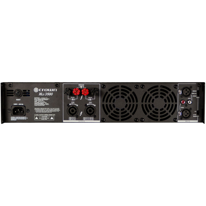 Crown XLi3500 Power Amplifier 2-Channel 3200-Watt