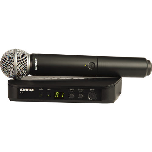 Shure BLX24/SM58 Wireless Handheld Microphone System (Freq: H9)