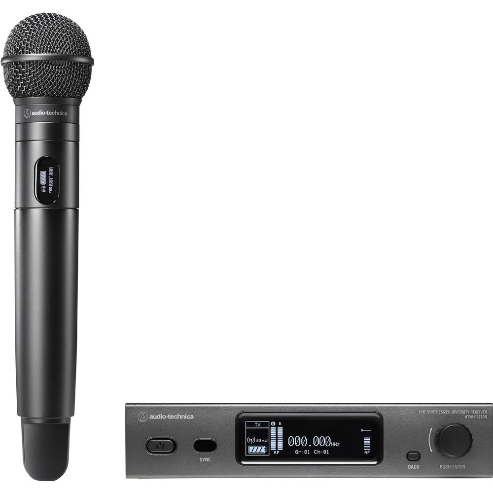 Audio-Technica ATW3212N 3000 Series Network Wireless System 530-590 MHz - ATW-C510 Handheld Microphone