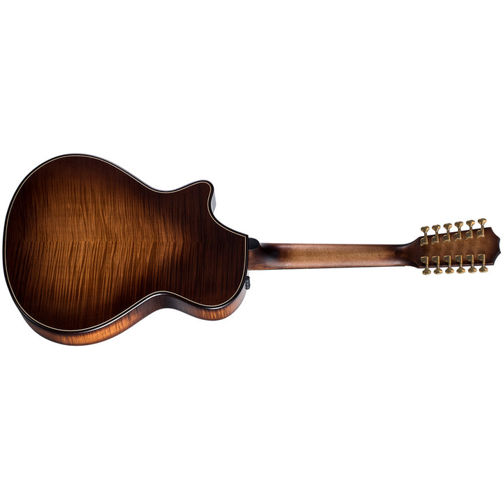 Taylor Guitars Builder's Edition 652ce WHB, West African Crelicam Ebony Fretboard, Expression System ® 2 Electronics, Beveled Cutaway with Taylor Deluxe Hardshell Brown Case