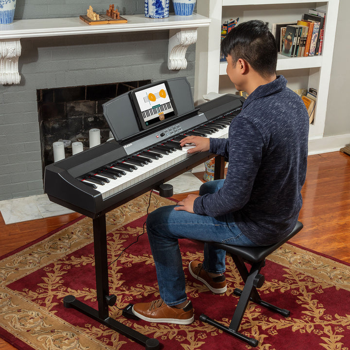 Alesis Prestige 88-Key Digital Piano with Graded Hammer-Action Keys