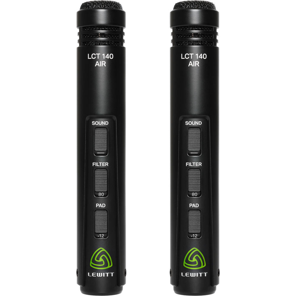 Lewitt LCT 140 AIR Small Diaphragm Instrument Condenser Microphone - Stereo Pair