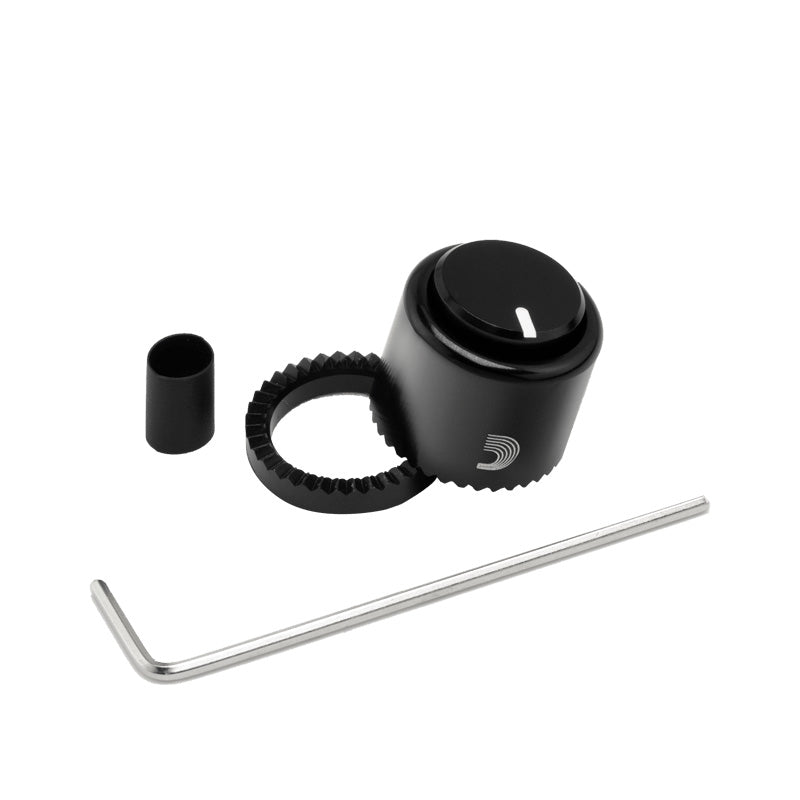 D'Addario Loknob Pro Metal Knob - Large, Black