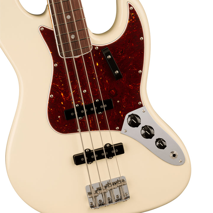 Fender American Vintage II '66 Jazz Bass (Olympic White) Electric Bass Guitar