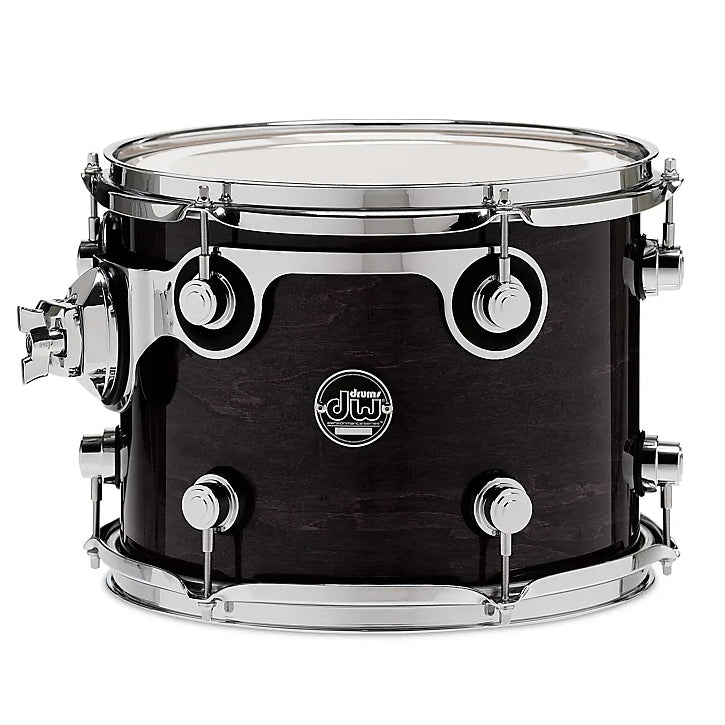 DW Performance Series Tom Tom 9x12 Gloss Lacquer - Ebony Stain