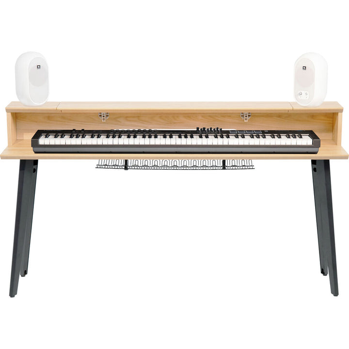 Gator Elite Furniture Series 88-Note Keyboard Table - Natural Maple Matte
