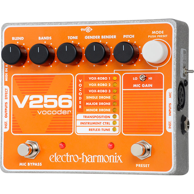 Electro-Harmonix V256 Vocoder with Reflex-Tune Pedal