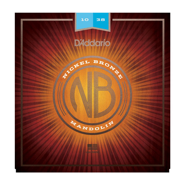 D'Addario NBM1038 - SET MANDO NICKEL BRONZE LIGHT