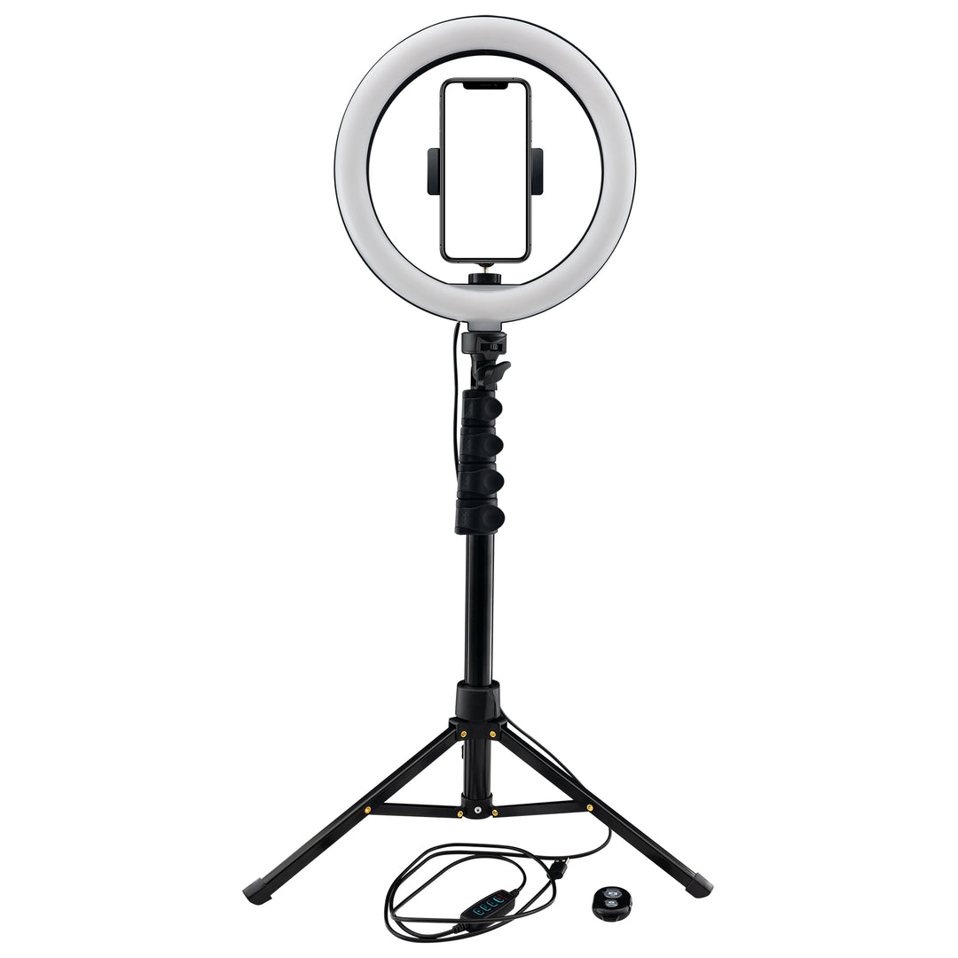 Mackie mRING-10 3-Color Ring Light Kit w/ Stand & Remote - 10"