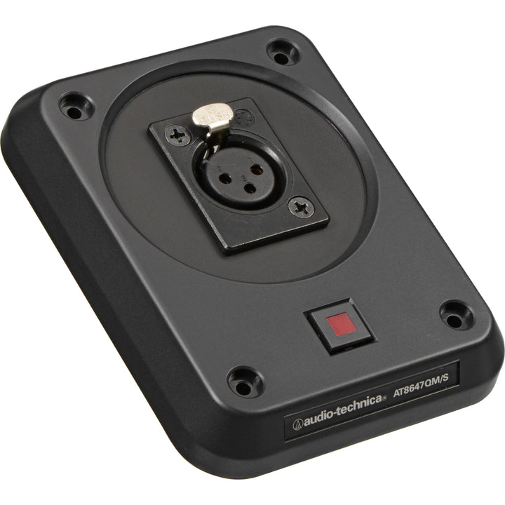 Audio-Technica AT8647QM/S Microphone Shock-Mount Plate w/ Switch - XLRF Connector