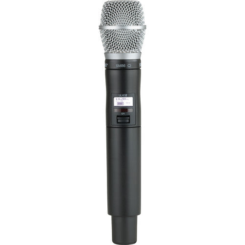 Shure ULXD2 Wireless Handheld Vocal Microphone Transmitter SM86 V50: 174 - 216 MHz