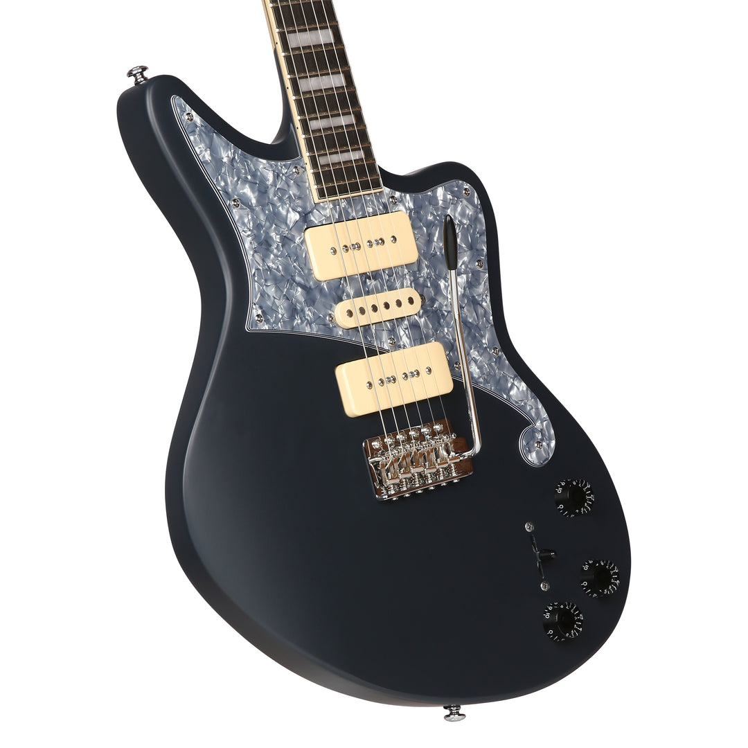 D'Angelico Premier Bob Weir Bedford Signature (Black) DAPBEDBWMSTCTR Electric Guitar