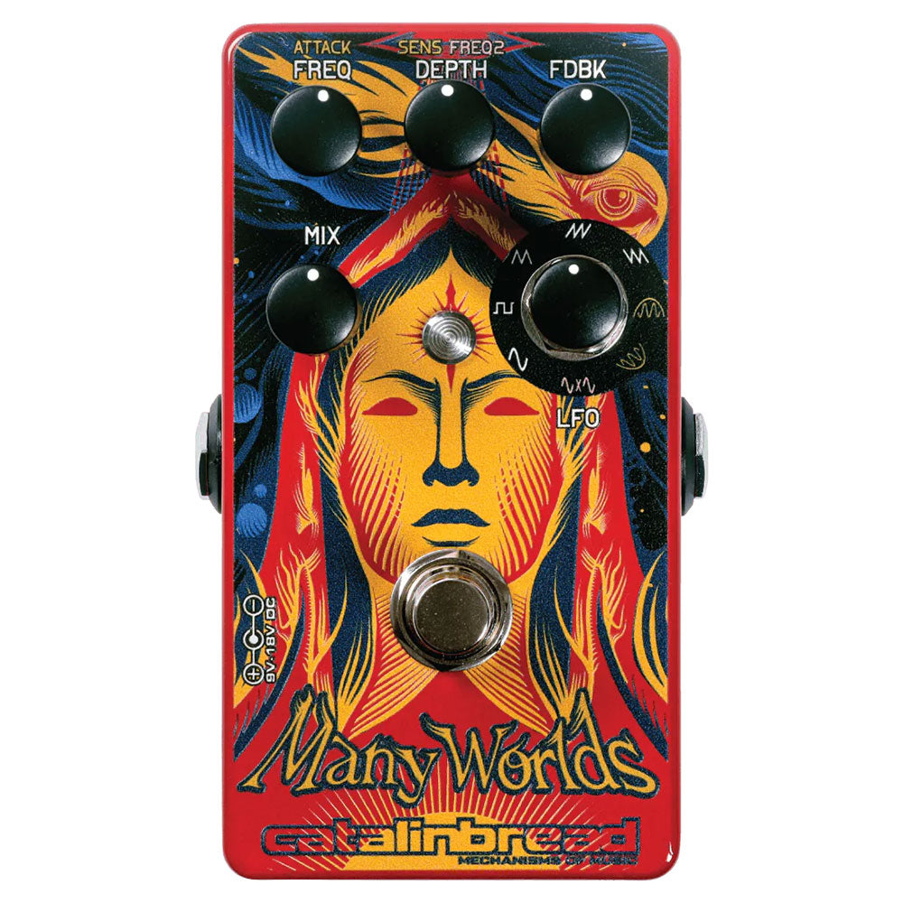 Catalinbread MANY WORLDS (8 stage Phaser) Guitar Pedal