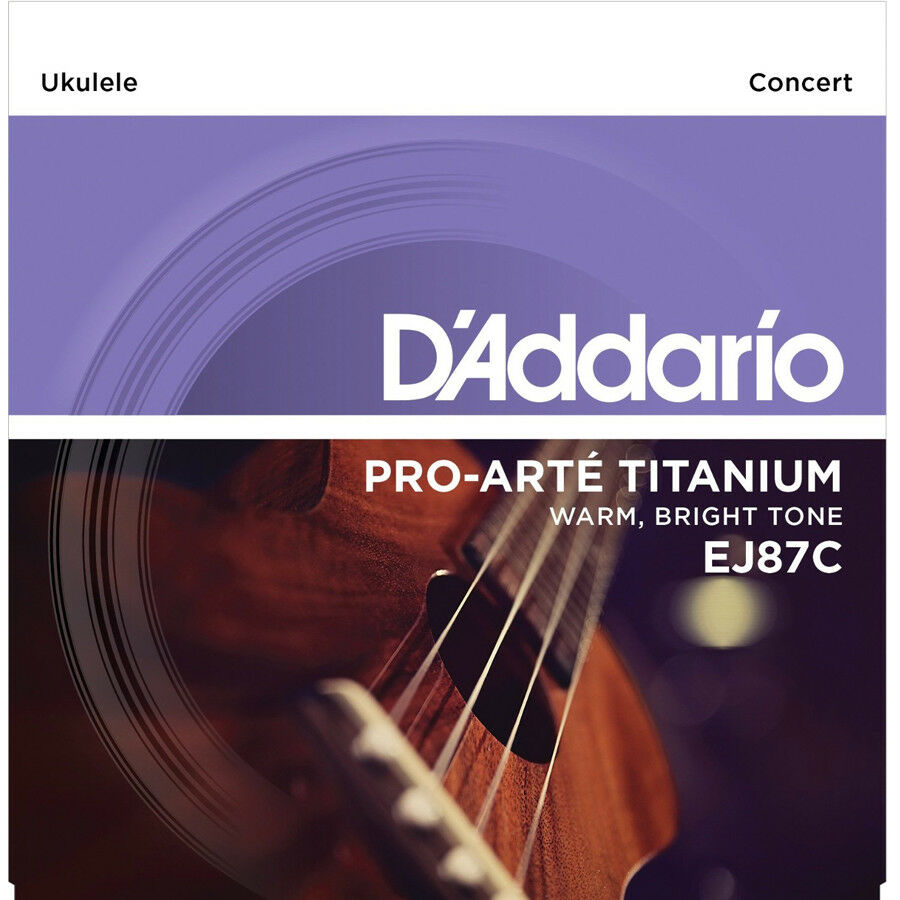 D'Addario EJ87C - SET CONCERT TITANIUM UKULELE
