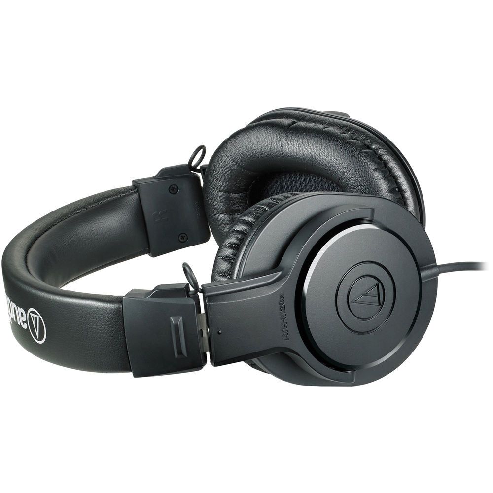 Audio-Technica ATH-M20X Closed-Back Dynamic Monitor Headphones - Black