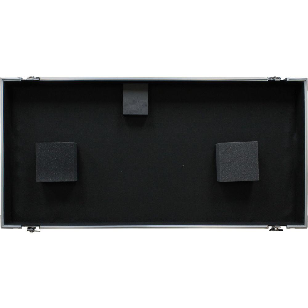 Odyssey FZGSLBM12WR Flight Zone Low Profile Glide Style DJ Coffin for 12” Mixer, 2x Turntables (Battle) & 2U Rack