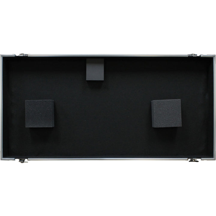 Odyssey FZGSLBM12WR Flight Zone Low Profile Glide Style DJ Coffin for 12” Mixer, 2x Turntables (Battle) & 2U Rack