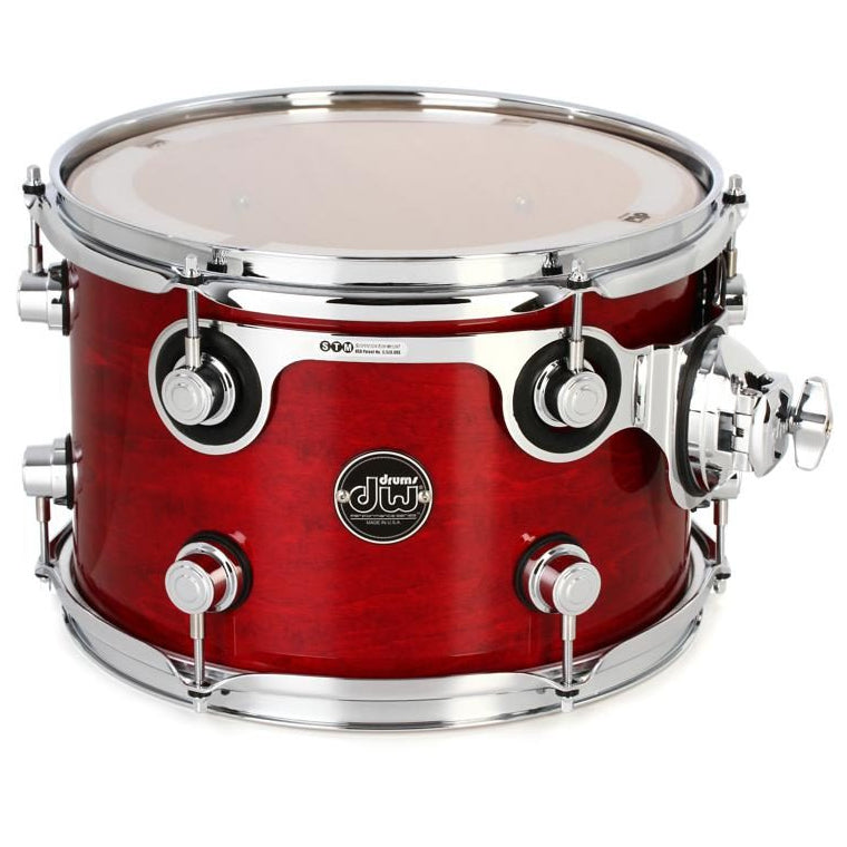 DW Performance Series Tom Tom 8x12 Gloss Lacquer - Cherry Stain