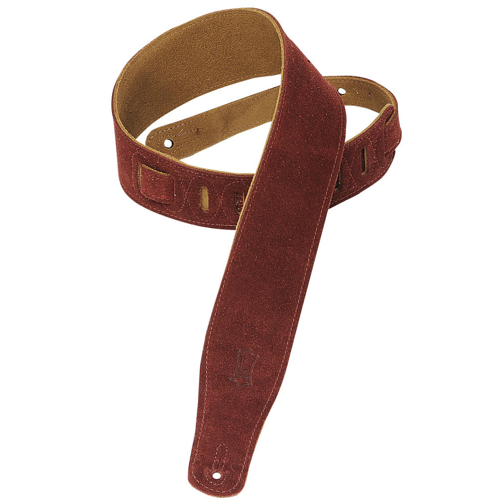 Levy's MS26-BRG Suede Leather Guitar Straps