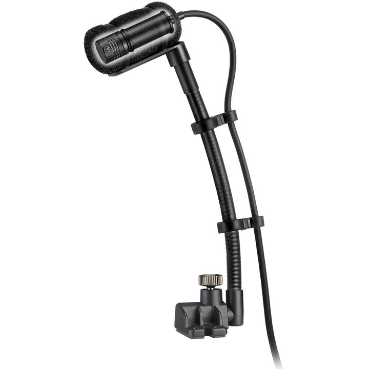 Audio-Technica ATM350 Cardioid Condenser Instrument Microphone 5” Gooseneck w/ Surface Mount