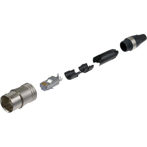 Neutrik NE8MC6-MO - Nickel Inline etherCon Cat6 Complete Connector