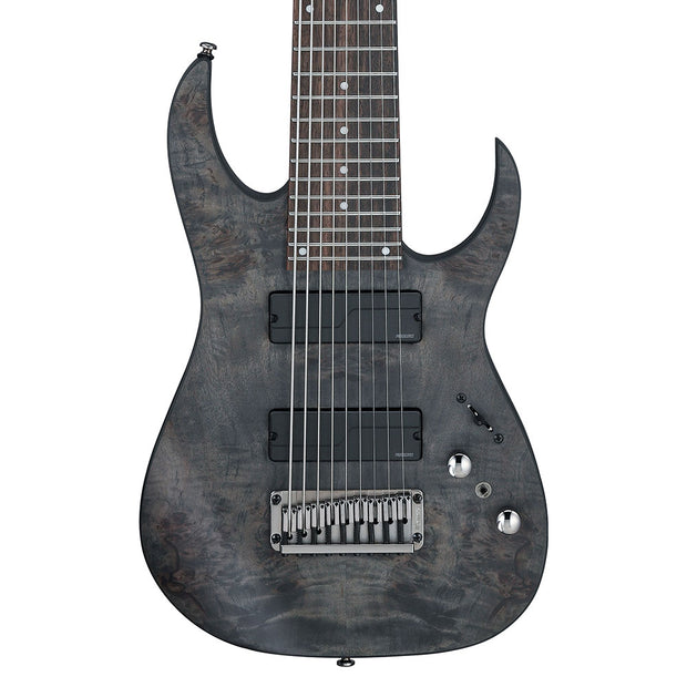 Ibanez RG9PBTGF RG Axe Desing Lab 9str Electric Guitar - Transparent Gray Burst