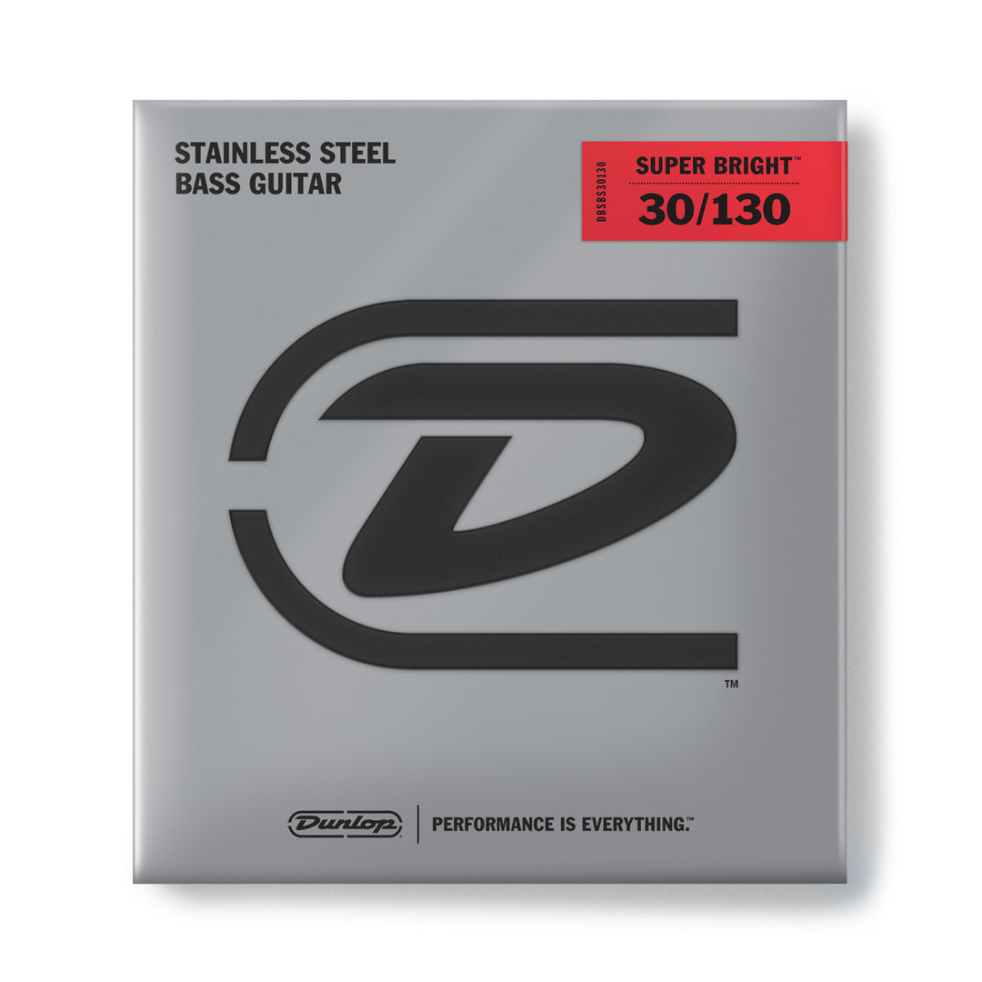 Dunlop DBSBS30130 Bass Super Bright Stainless Steel Strings