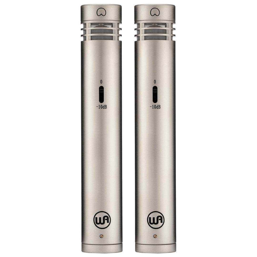 Warm Audio WA-84 Nickel Stereo Pair Condenser Microphones