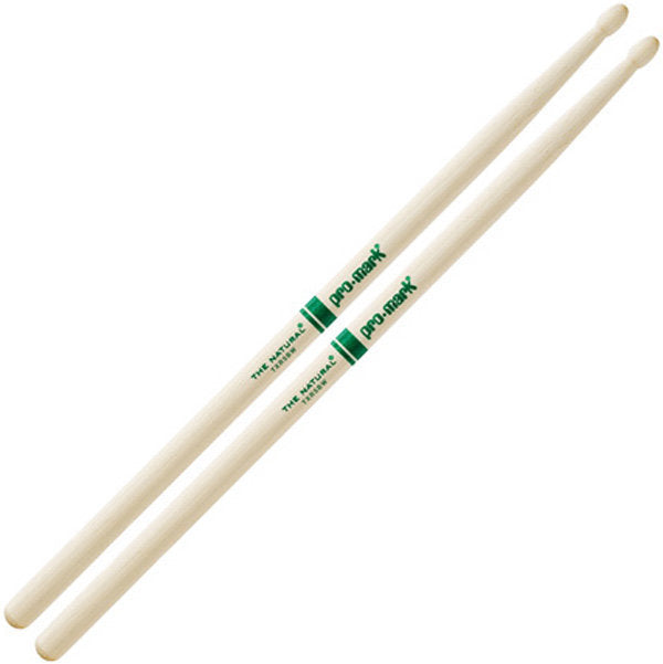 Promark TXR5BW - Promark American Hickory 5B Wood Tip Drumsticks