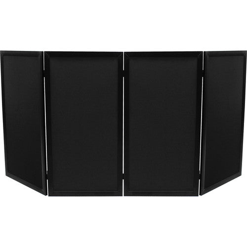 Odyssey Scrim Werks 48'' W by 46'' H DJ Facade (Black)