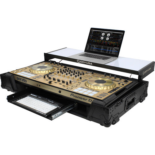 Odyssey Flight FX Glide Style Case with 1 RU Space on Rails for Pioneer DDJ-RZ / SZ / SZ2 DJ Controllers
