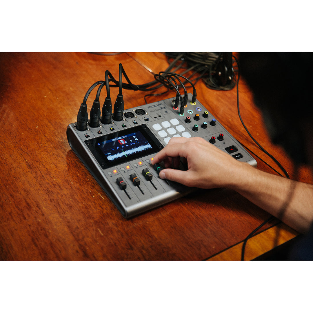 Zoom PodTrak P8 Recorder for Podcasting