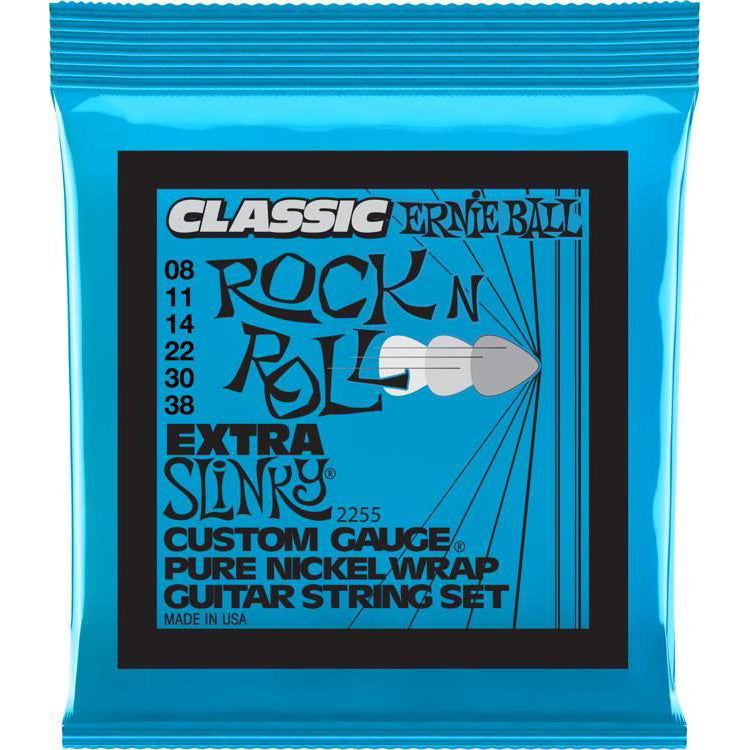 Ernie Ball 2255EB CLASSIC R&R EXTRA SLINKY 8-38