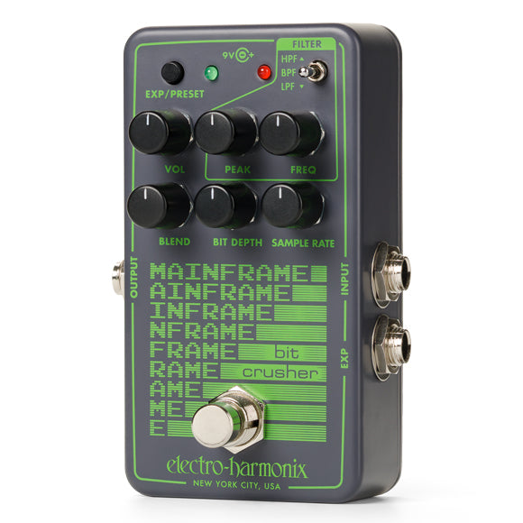 Electro-Harmonix Mainframe Bit Crusher Sample Rate Reducer Pedal