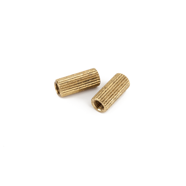Fender Bridge Pivot Screw Inserts (2-Pack) - Brass