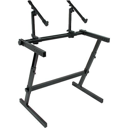 Quiklok Z-726 Z-Style, 2-Tier Height Adjustable Keyboard Stand
