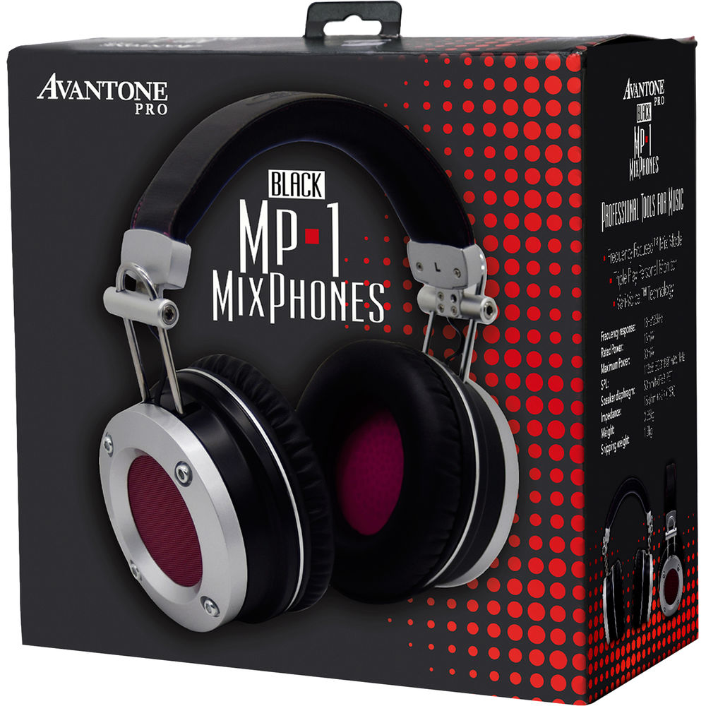 Avantone Pro MP1 MixPhones Headphones with Vari-Voice Technology - Black